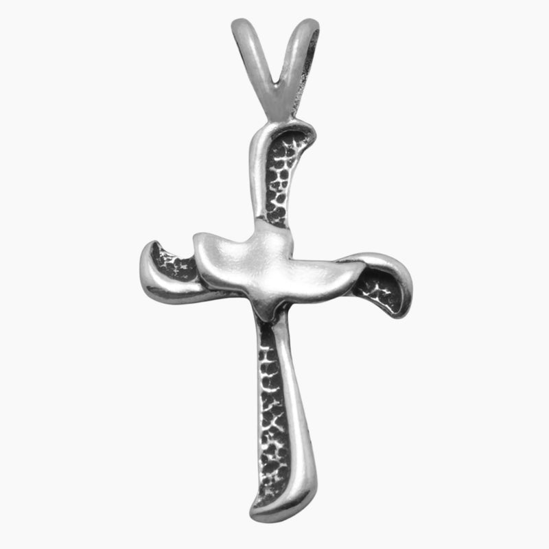 Dove Design Cross Pendant