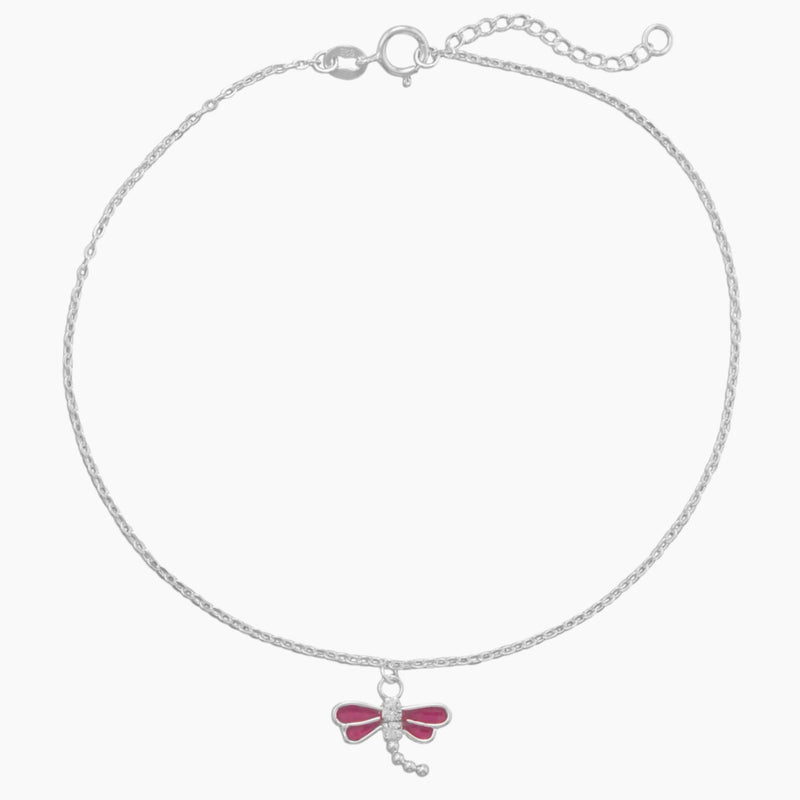 Dragonfly Charm Anklet