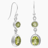 Dual Peridot Earrings
