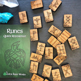 Elder Futhark Rune Set in Velvet Bag