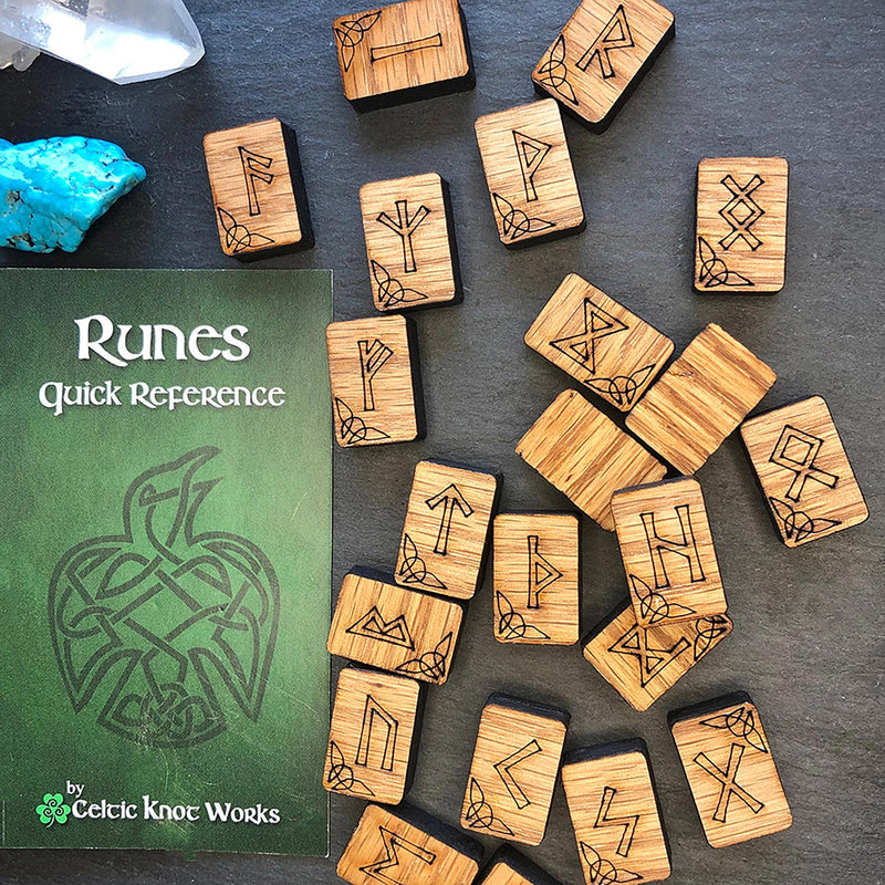 Elder Futhark Rune Set in Velvet Bag