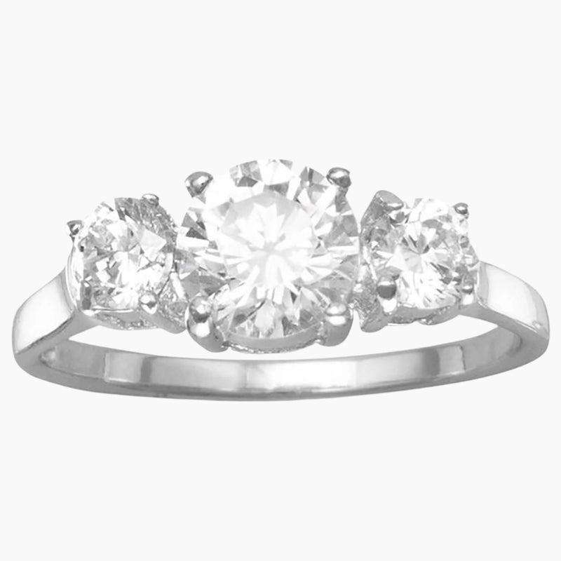 Elegant Style Clear Cubic Zirconia Ring