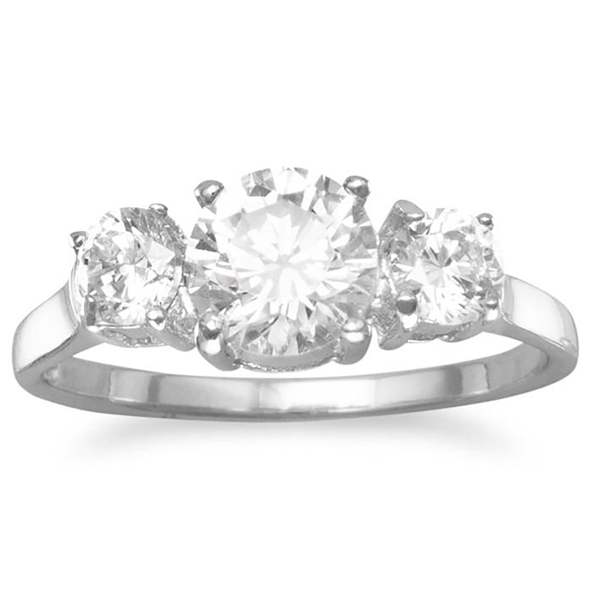 Elegant Style Clear Cubic Zirconia Ring