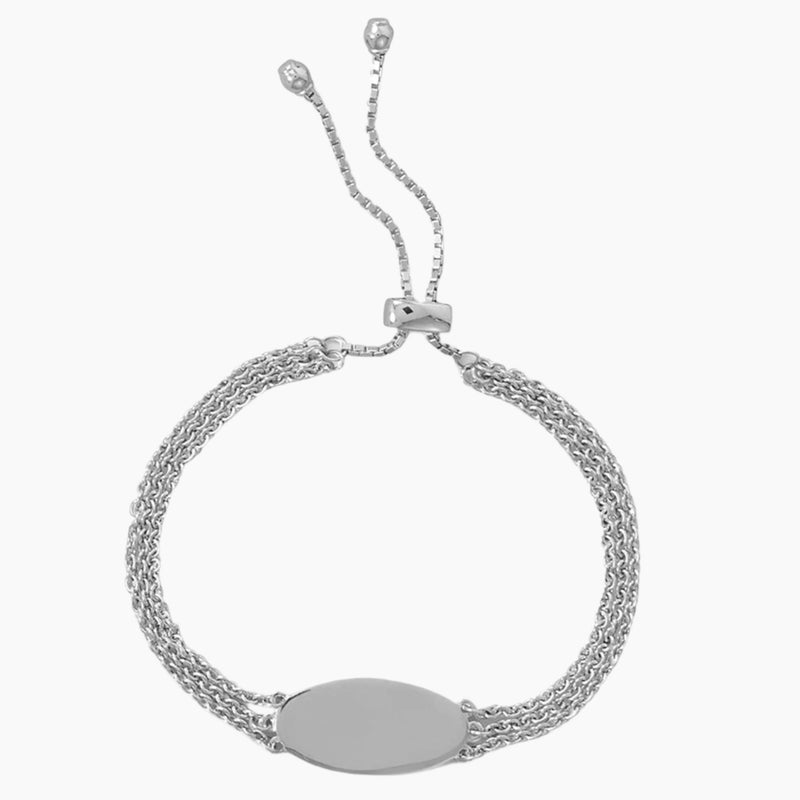Engravable Tag Bolo Bracelet