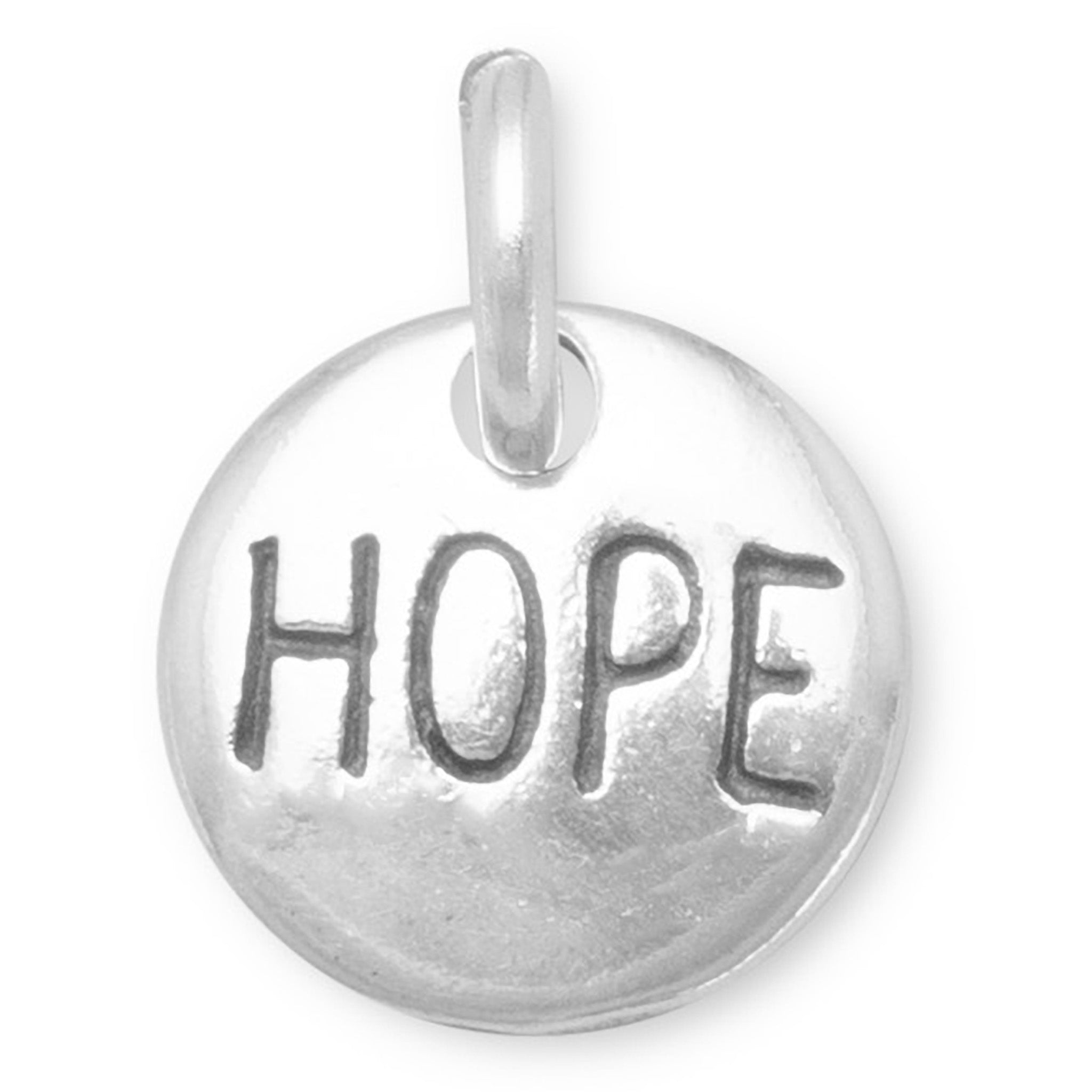 Engraved Hope Charm