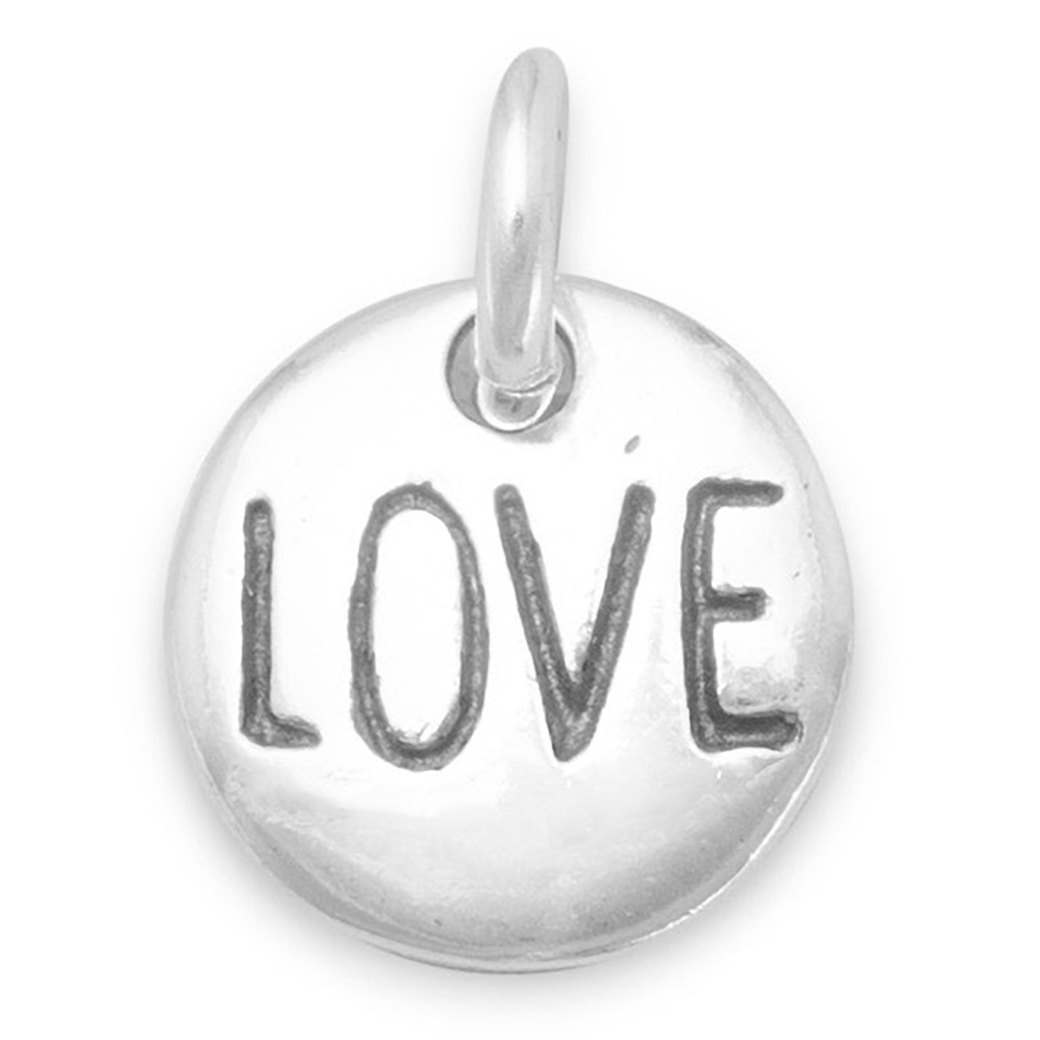 Engraved Love Charm