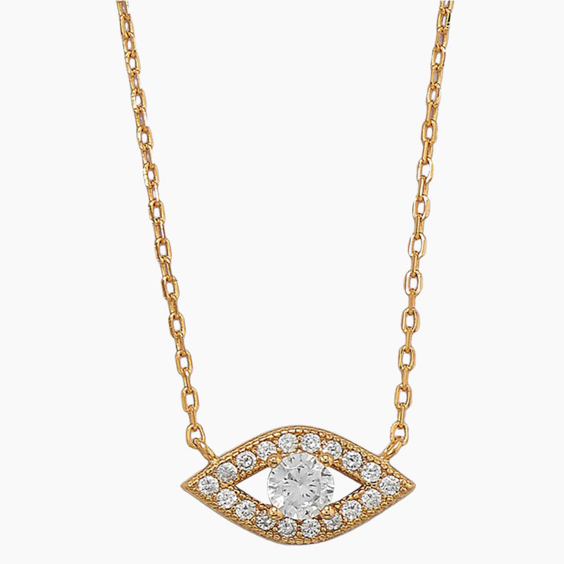 Evil Eye Zirconia Necklace