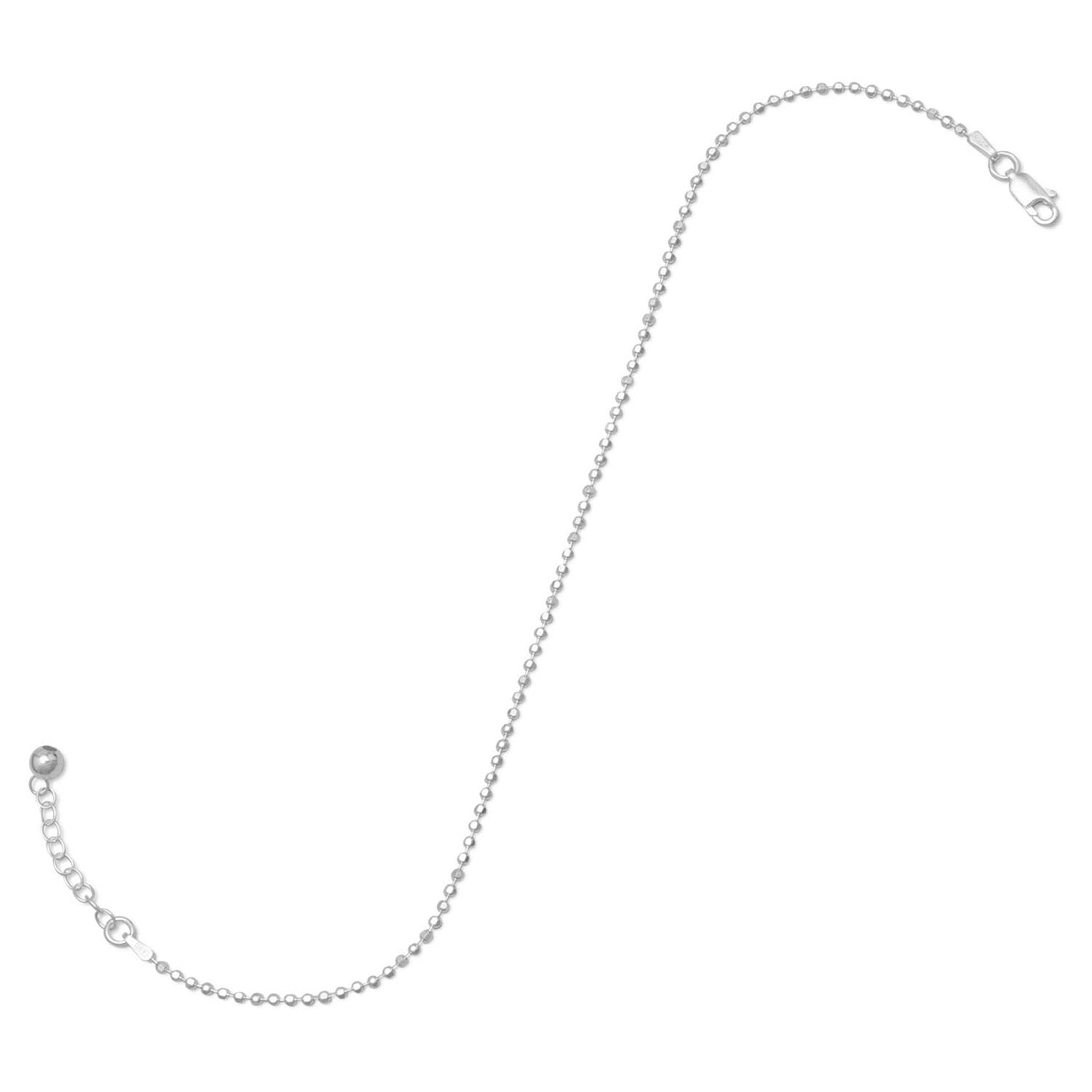 Faceted Bead Anklet
