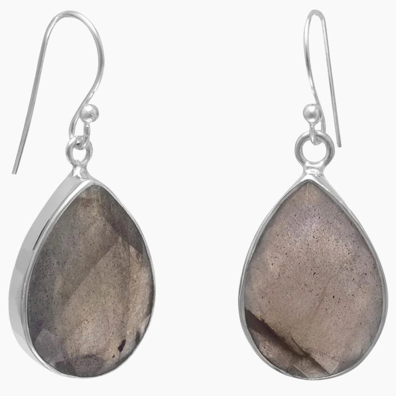 Faceted Labradorite Earrings