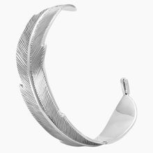 Feather Design Cuff Bracelet Upright