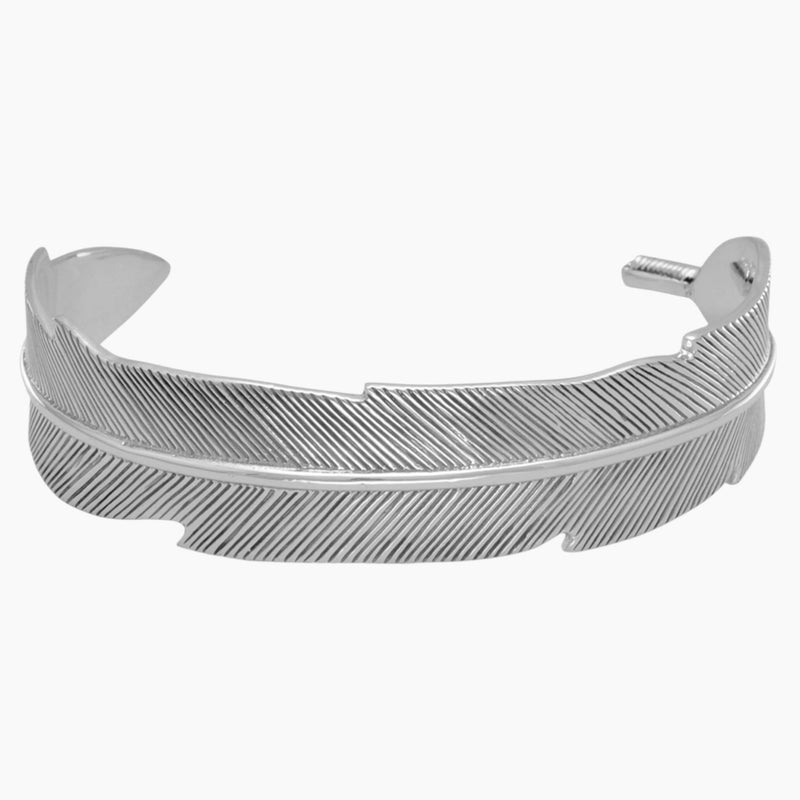 Feather Design Cuff Bracelet