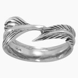 Feather Design Wrap Ring