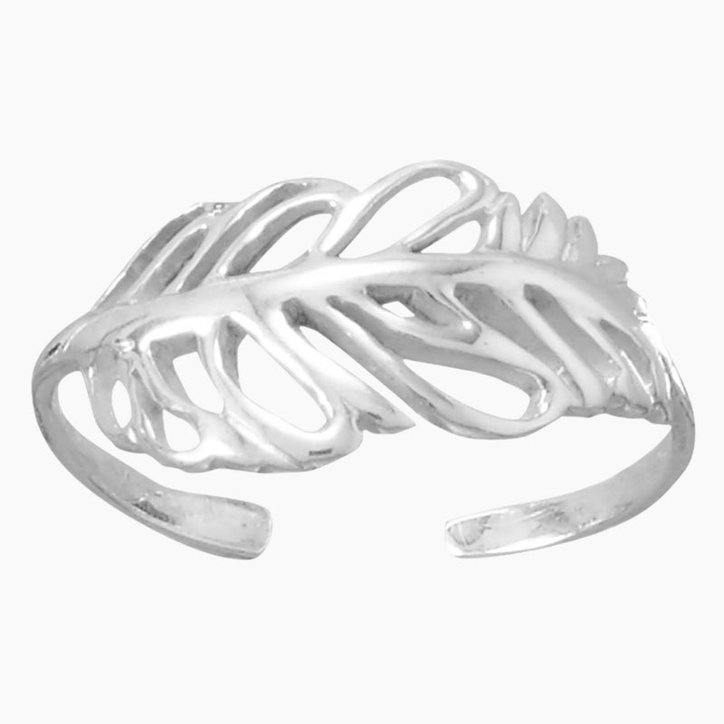 Feather Toe Ring