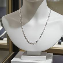 Figaro Chain - 3.9mm on Bust Display