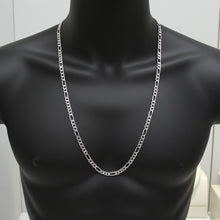 Figaro Chain - 4.3mm Chest View