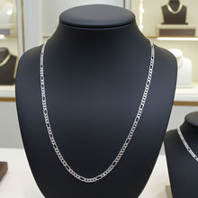 Figaro Chain - 2.8mm on Necklace Bust Display