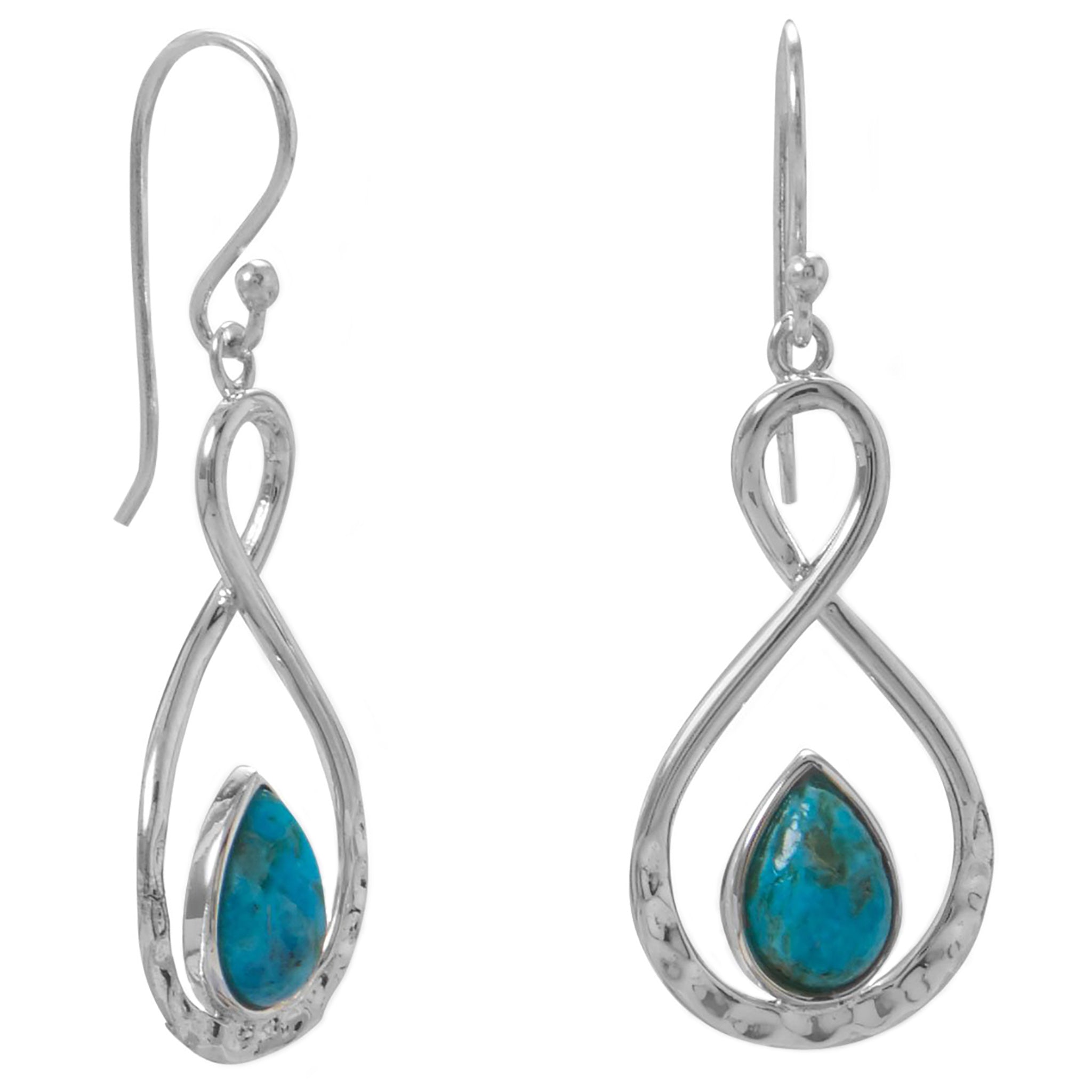 Figure 8 Turquoise Earrings