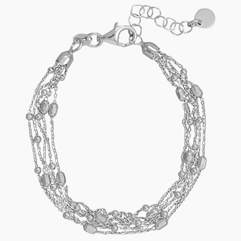 Five Strand Satellite Chain Bracelet