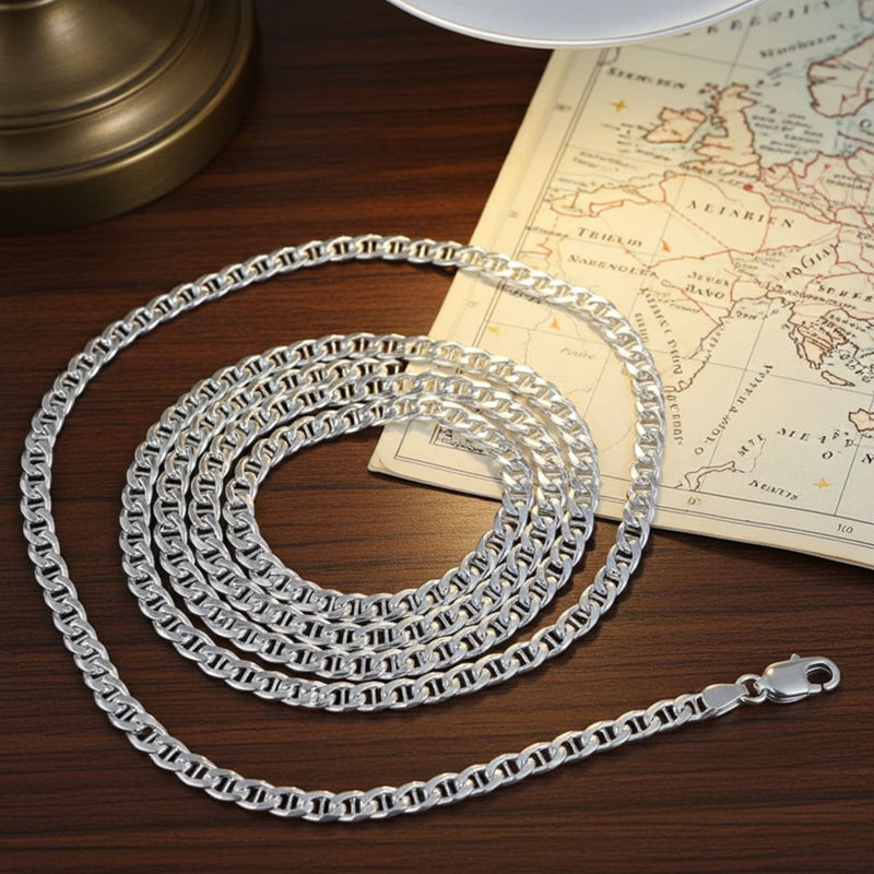 Flat Marina Chain - 6mm Coiled Up