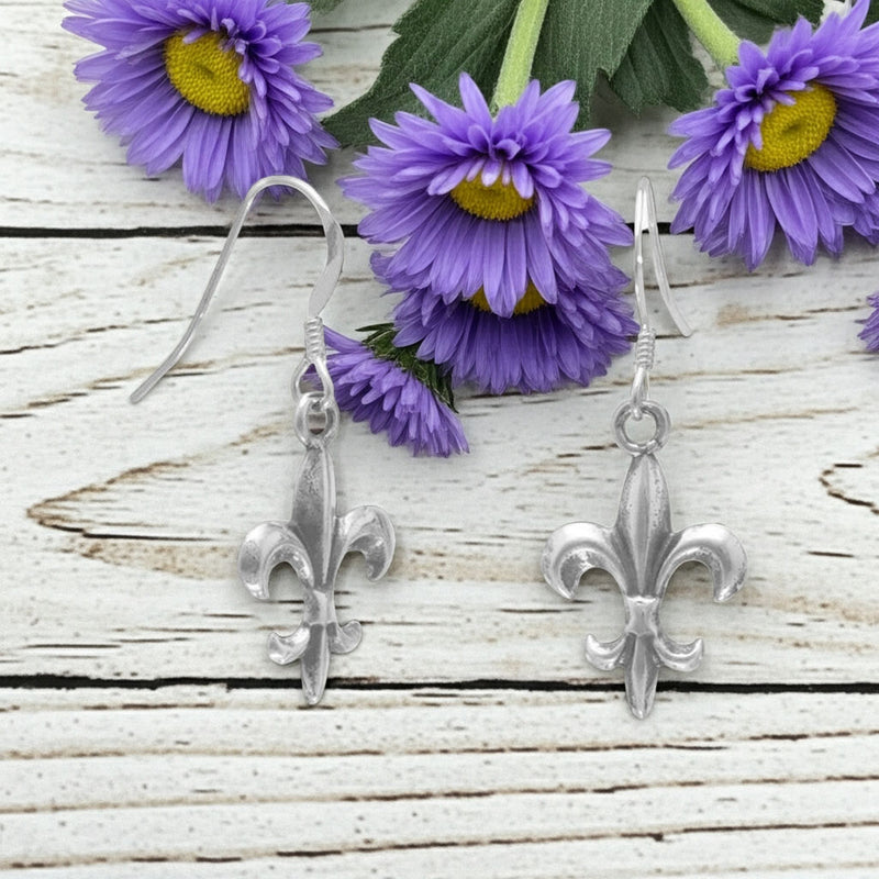 Fleur de Lis Earrings Display