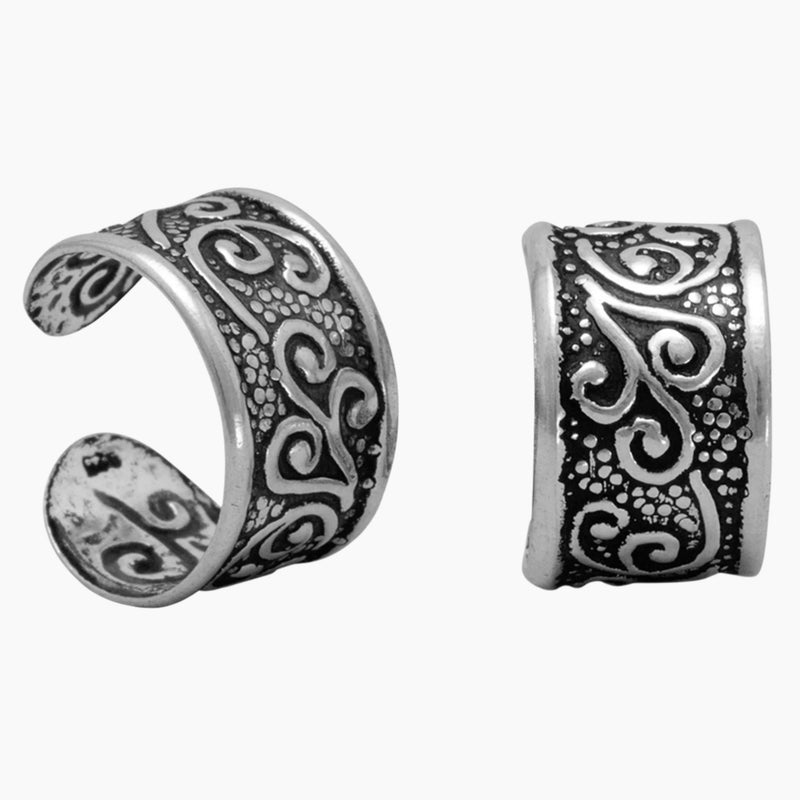 Floral Design Ear Cuffs