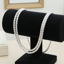 French Wheat Chain - 2.5mm Layered on Display View