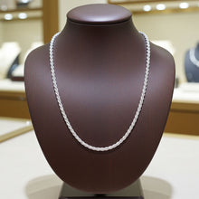 French Wheat Chain - 2.5mm Frontal Bust Display View