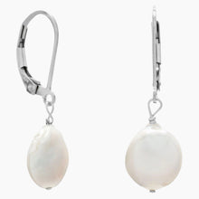 Freshwater Coin Pearl Earrings