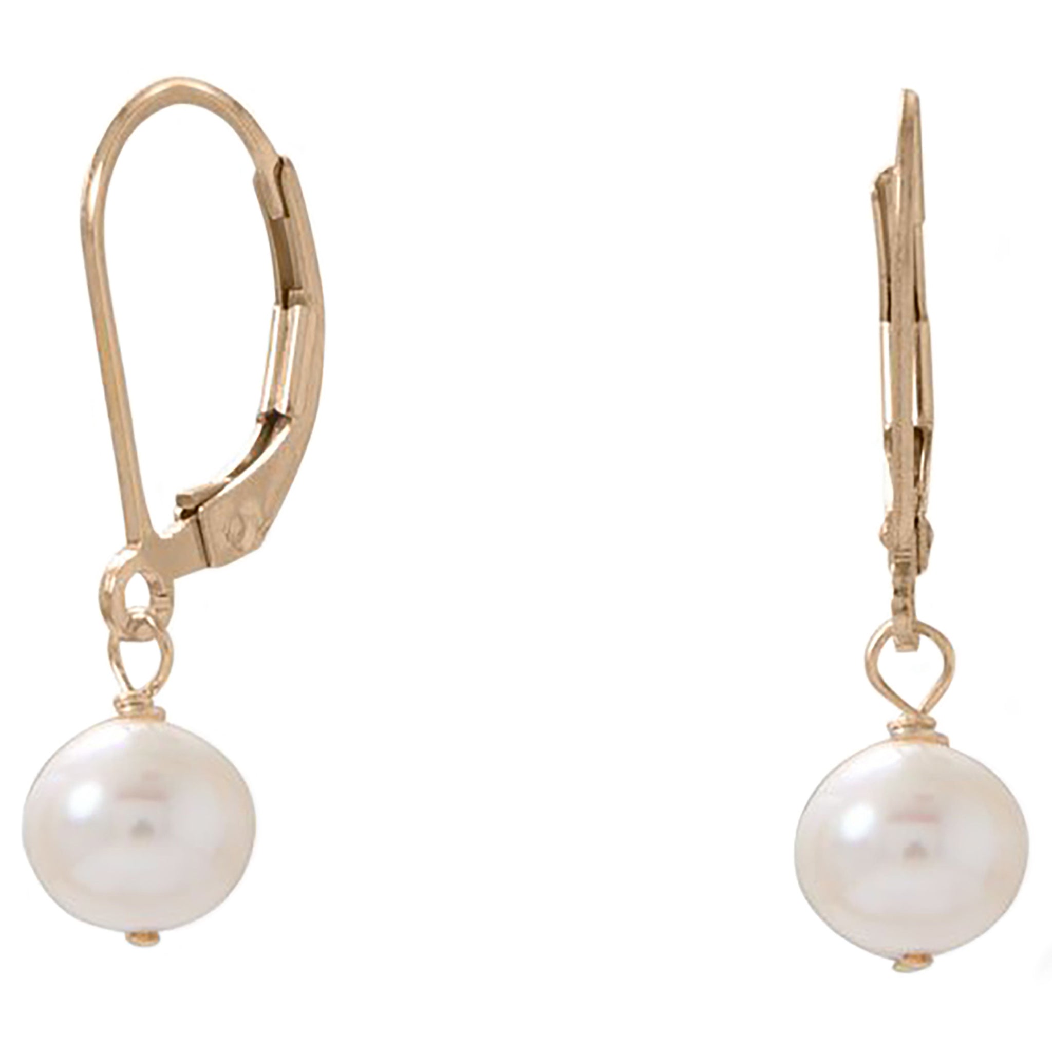 Freshwater Pearl Gold Filled Earrings