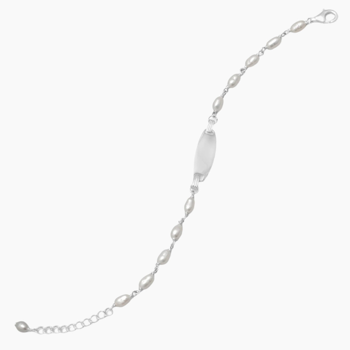 Freshwater Pearl ID Bracelet