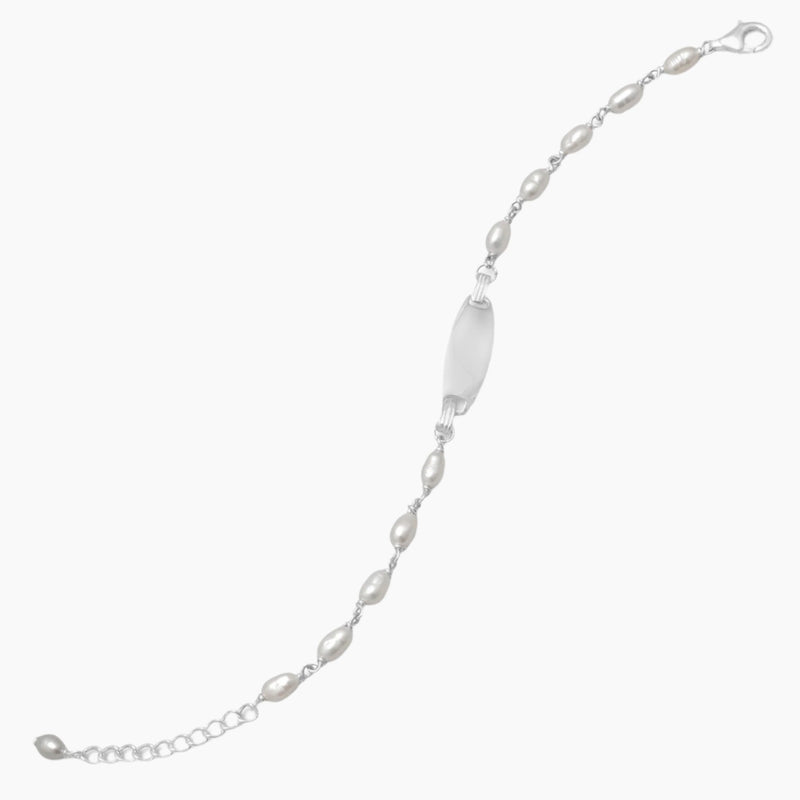 Freshwater Pearl ID Bracelet