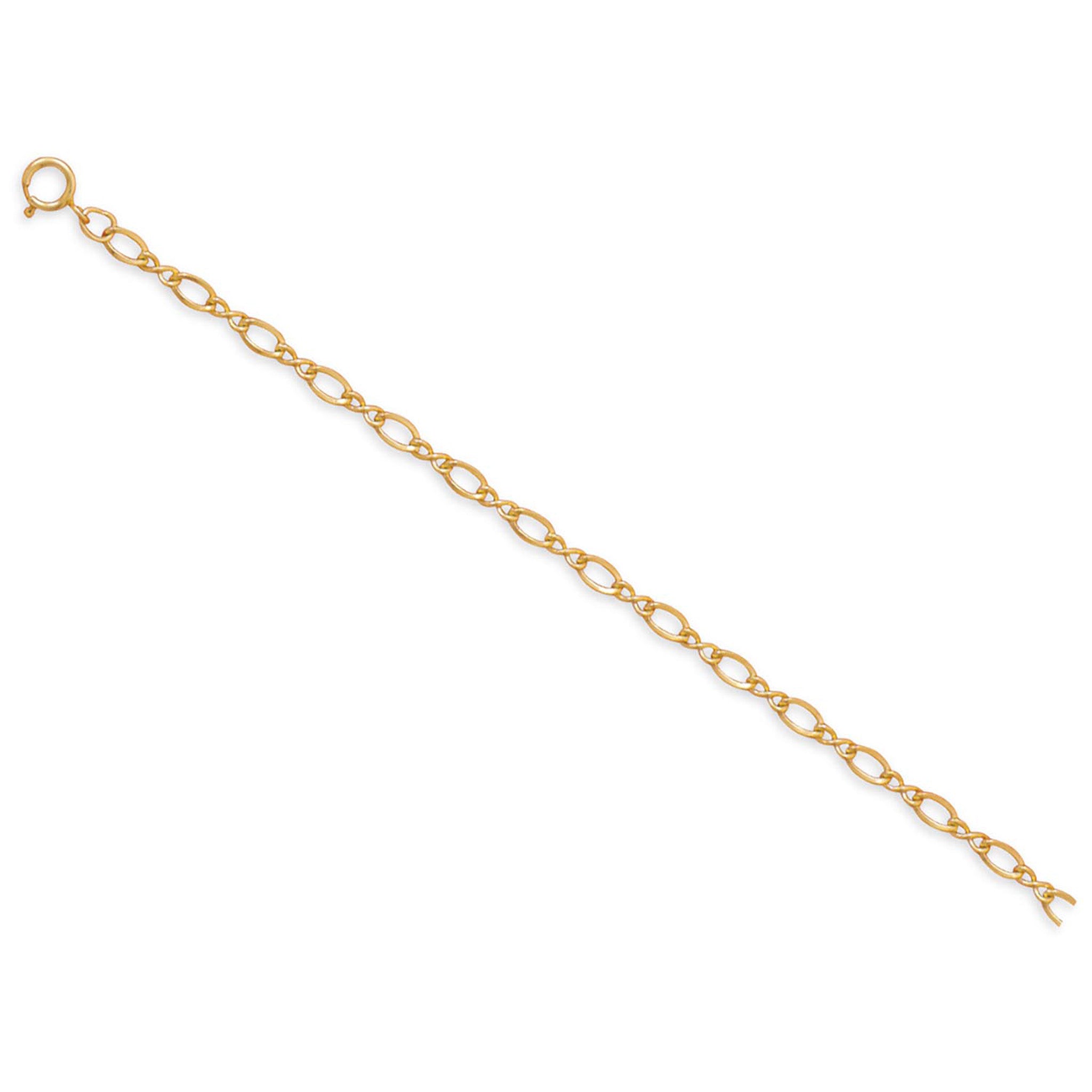 Gold Cable Chain Anklet