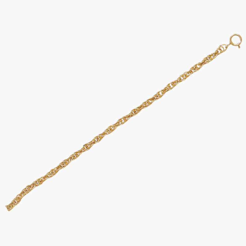 Gold Rope Chain Anklet