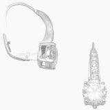 Graduated Cubic Zirconia Earrings