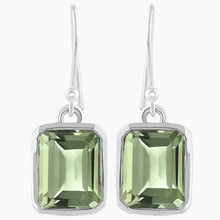 Green Amethyst Earrings