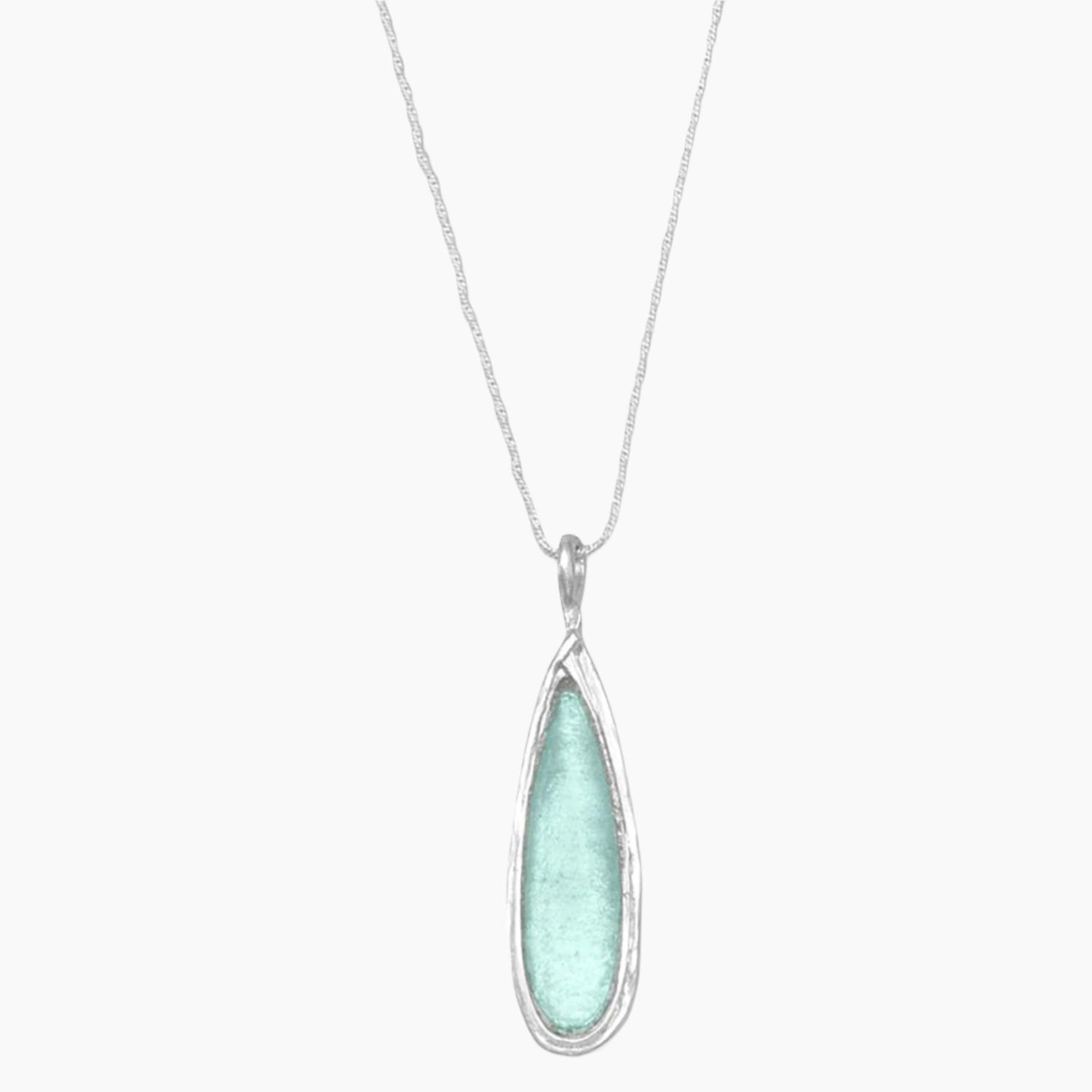 Green Roman Glass Necklace