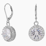 Halo Edge Cubic Zirconia Earrings