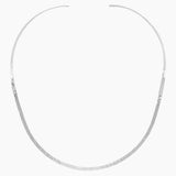 Hammered Open Back Collar Necklace