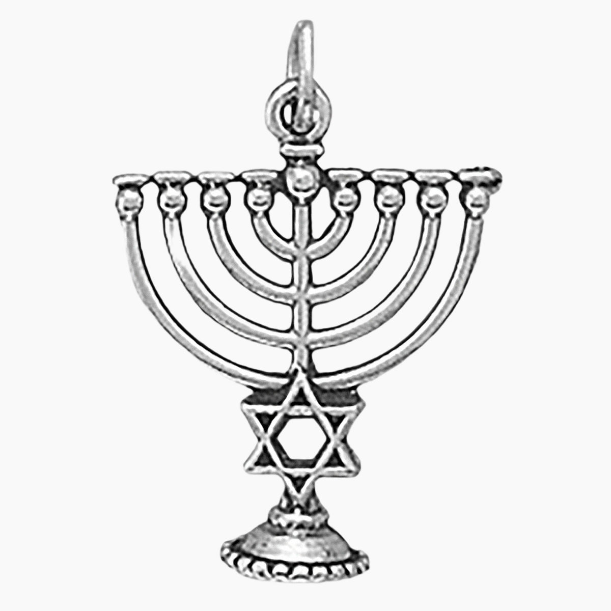 Hanukkah Menorah Charm
