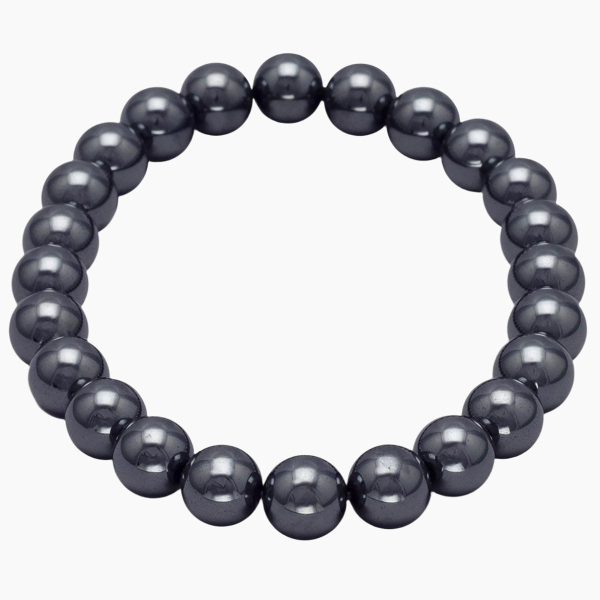 Hematite Bead Stretch Bracelet