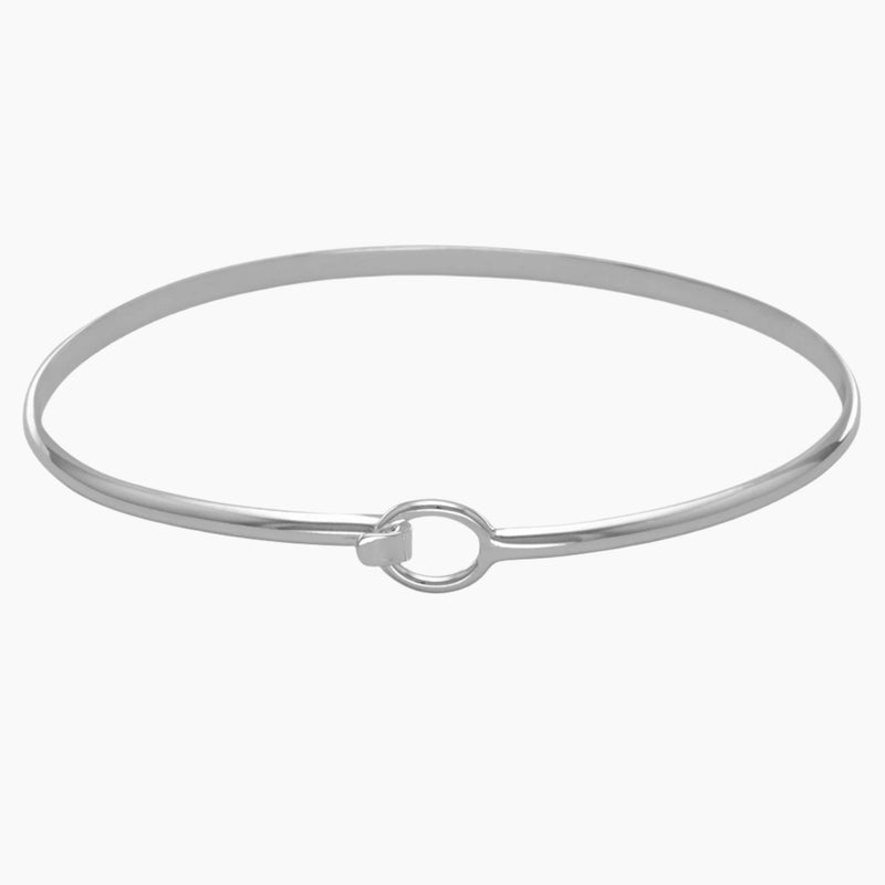 Hook Closure Bangle Bracelet