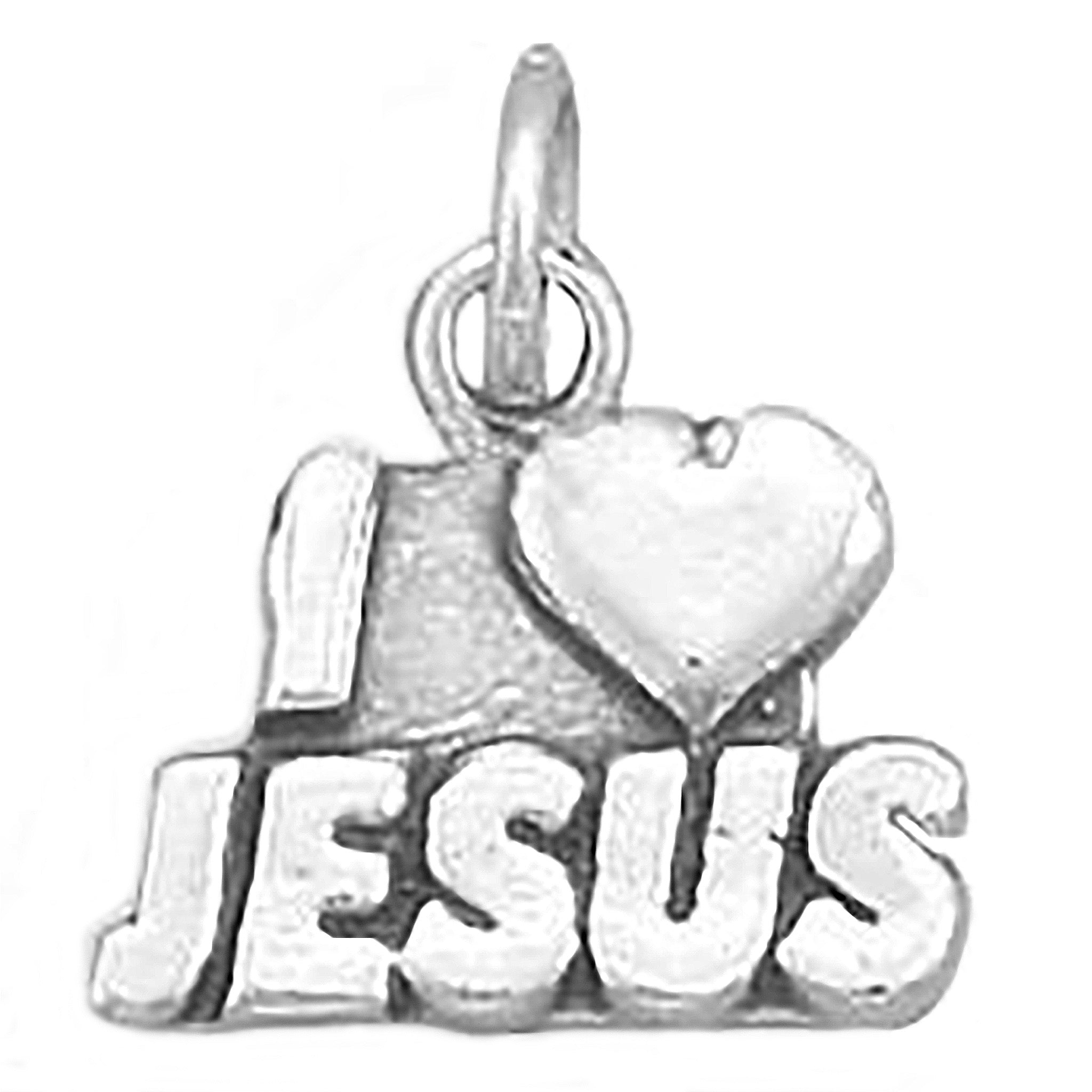 I Love Jesus Charm