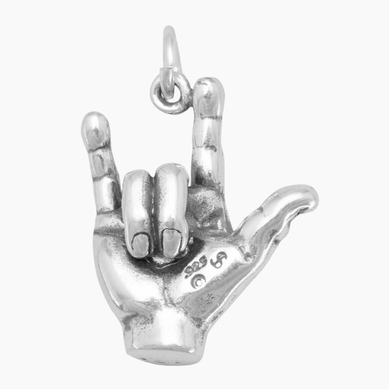 I Love You Hand Sign Charm