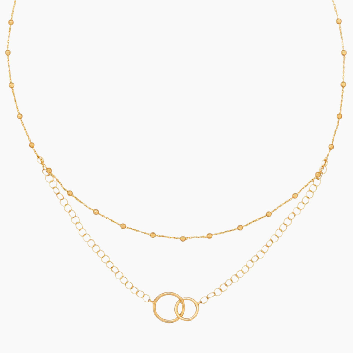 Interlocking Ring Necklace