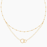Interlocking Ring Necklace