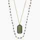 Labradorite and Iolite Double Strand Necklace