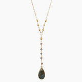 Labradorite Drop Necklace
