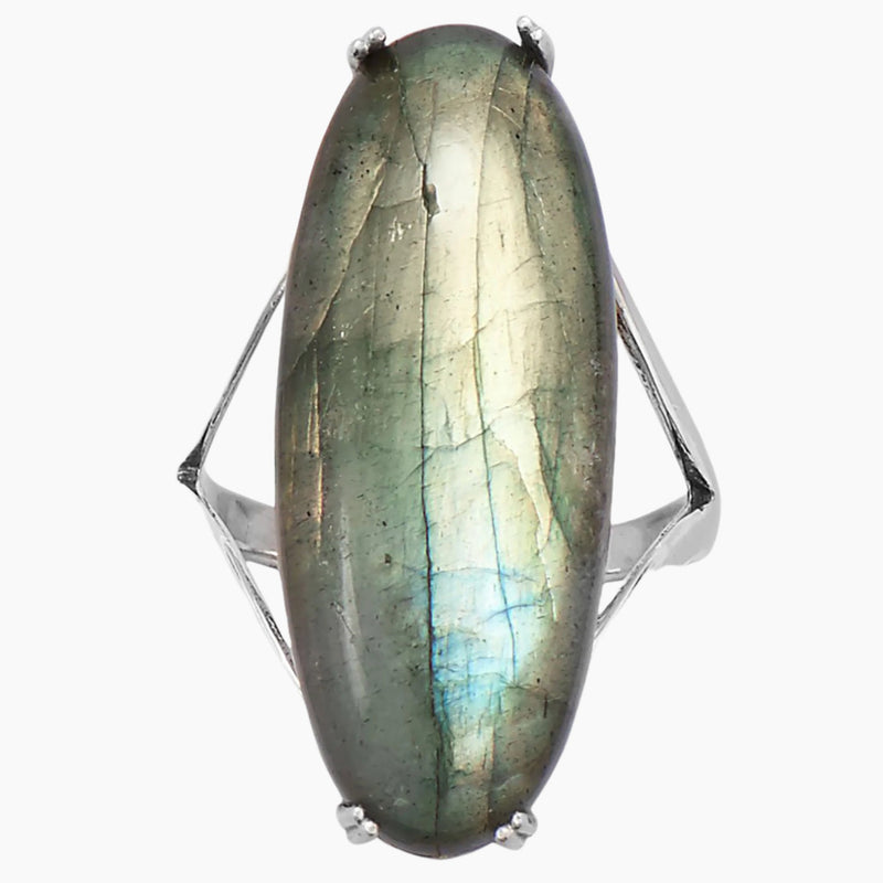 Labradorite Statement Ring