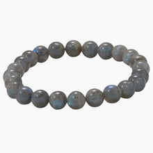 Labradorite Bead Stretch Bracelet Side