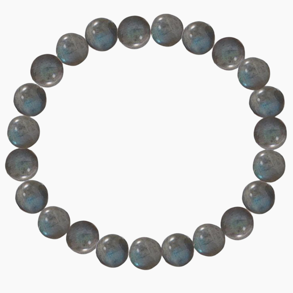 Labradorite Bead Stretch Bracelet